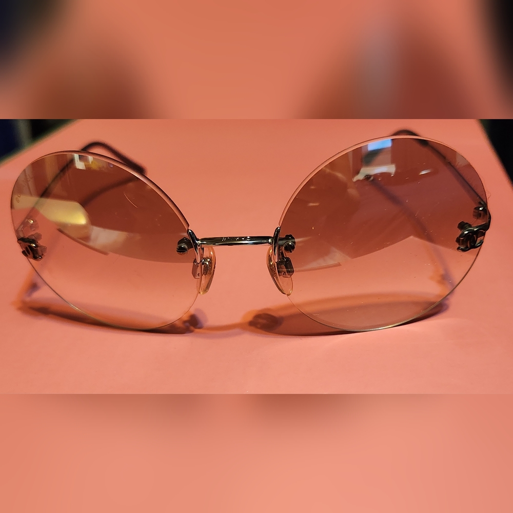 Vintage Chanel Round Sunglasses